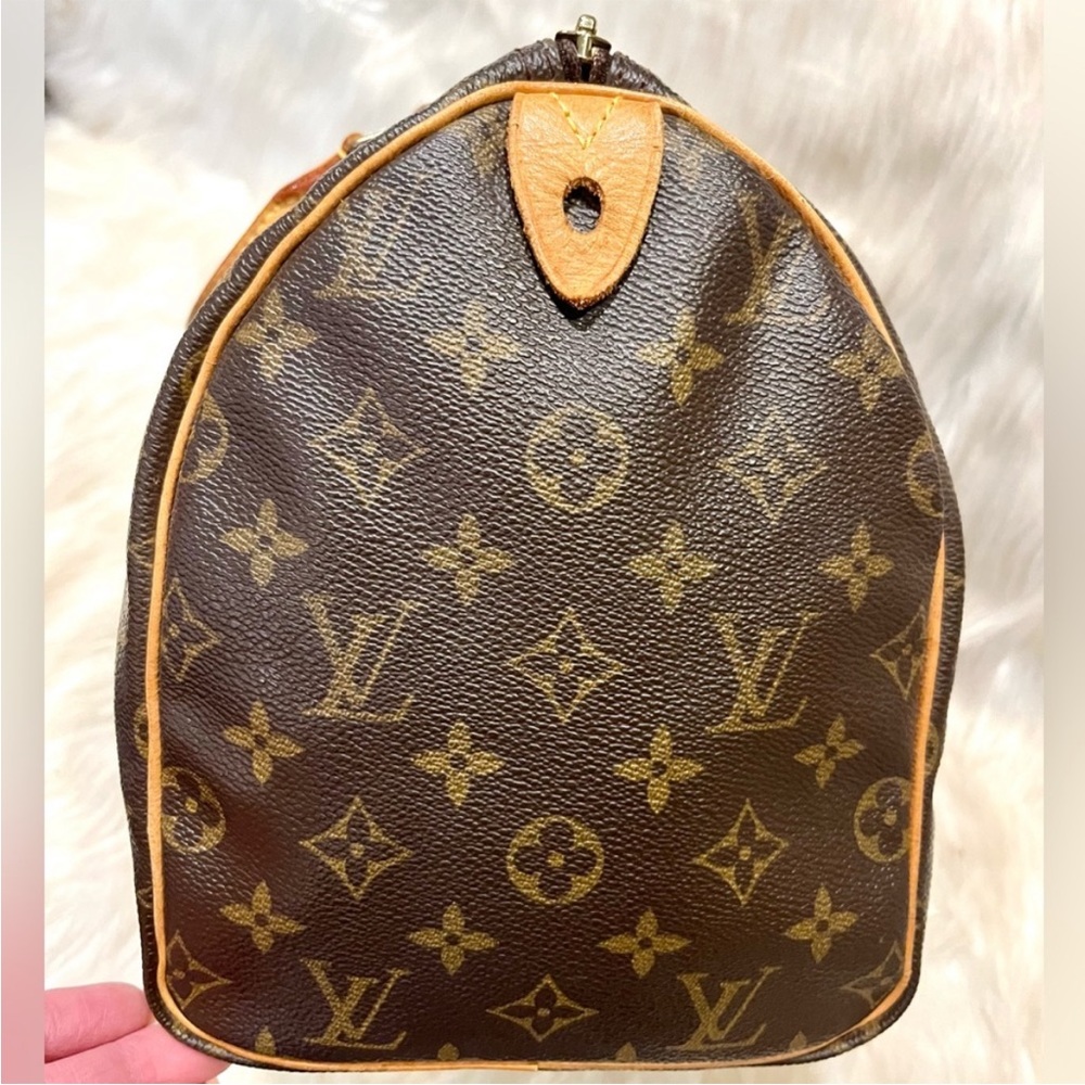 Authentic Louis Vuitton Speedy 30 Shoulder Bag Tote Handbag Purse - Picture 5 of 16